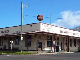 Front Facade of the Lismore Hotel