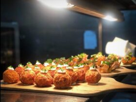 our arancini balls are perfect for a function with finger food