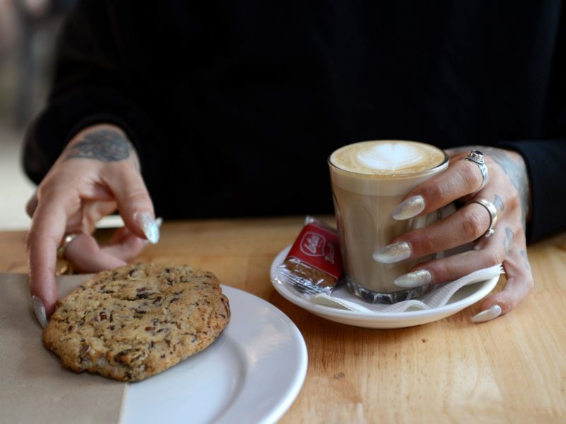 coffee and a cookie