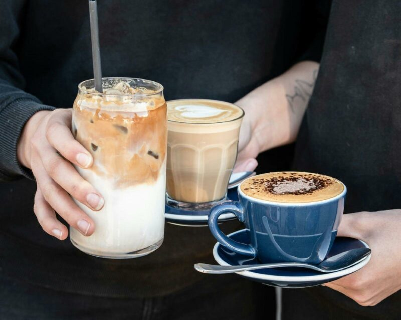Iced or traditional coffees