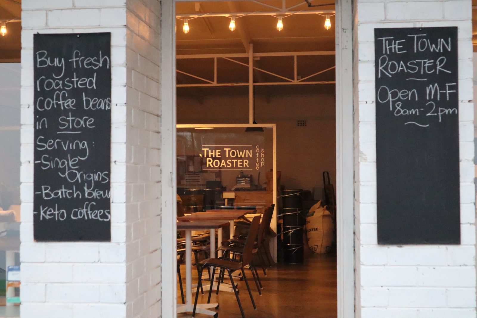 The Town Roaster coffee shop and roastery