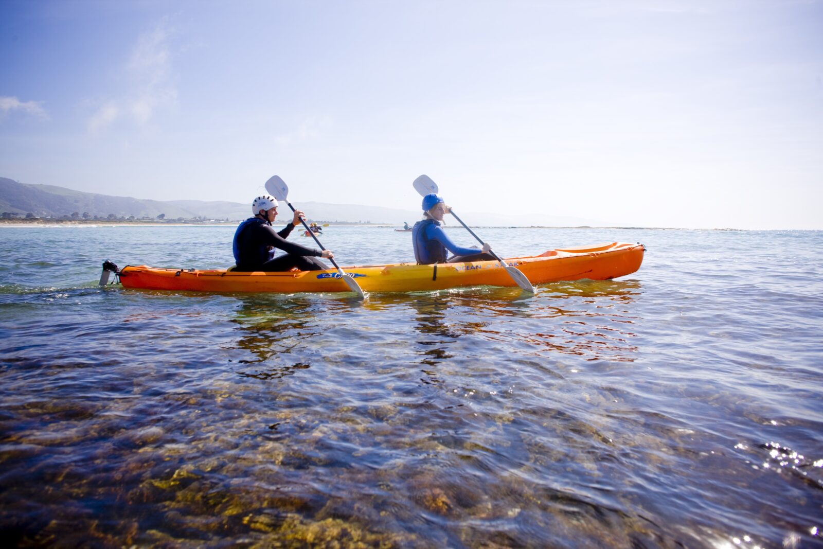 We offer sea kayaking as one of our wilderness adventures