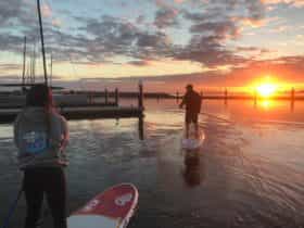 Sunset Paddle in St Kilda Harbour