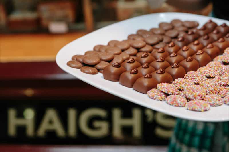 Haigh's chocolate tastings