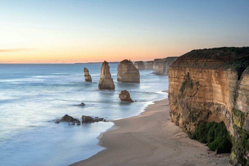12 Apostles at dusk on the Great Ocean Road