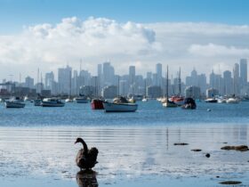 Melbourne city views, Commonwealth Reserve, Williamstown, Gem Pier, Nelson Place, Maritime