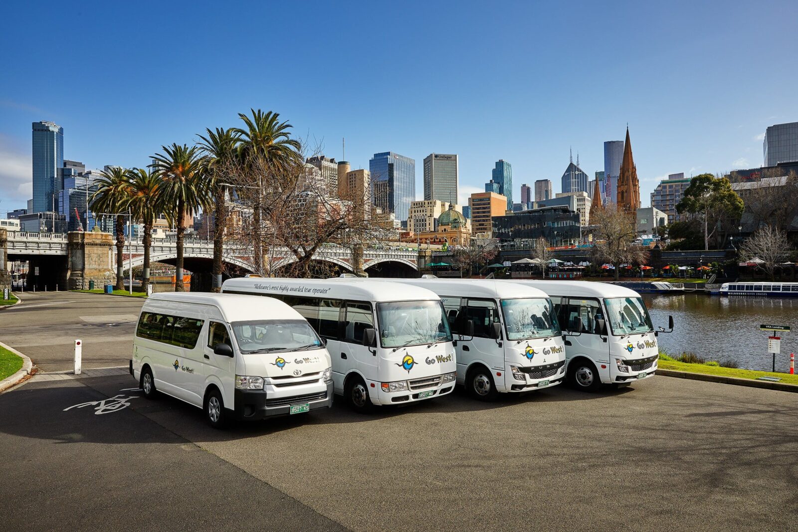 Go West Tours fleet consists of small group touring vehicles