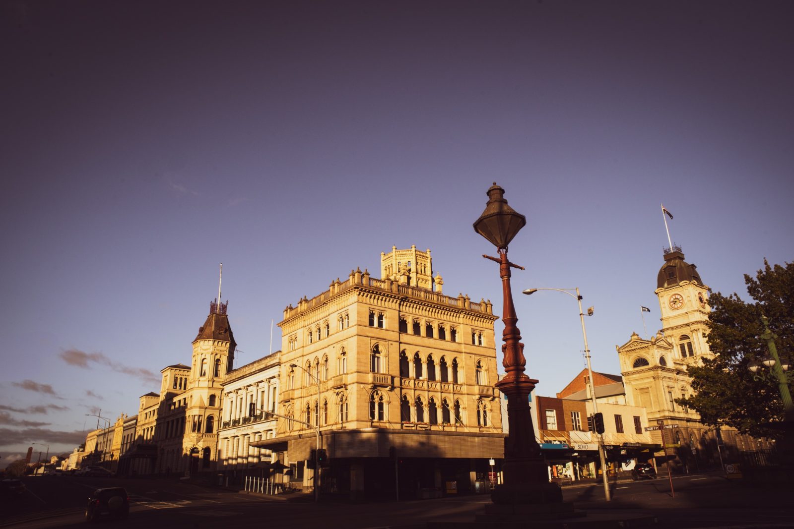 Sturt Street, historic buildings along the self guided tour