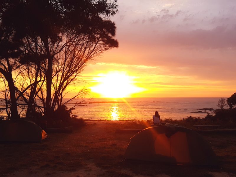 Hike 2 Camp Blanket Bay Great Ocean Walk Camping Sunrise