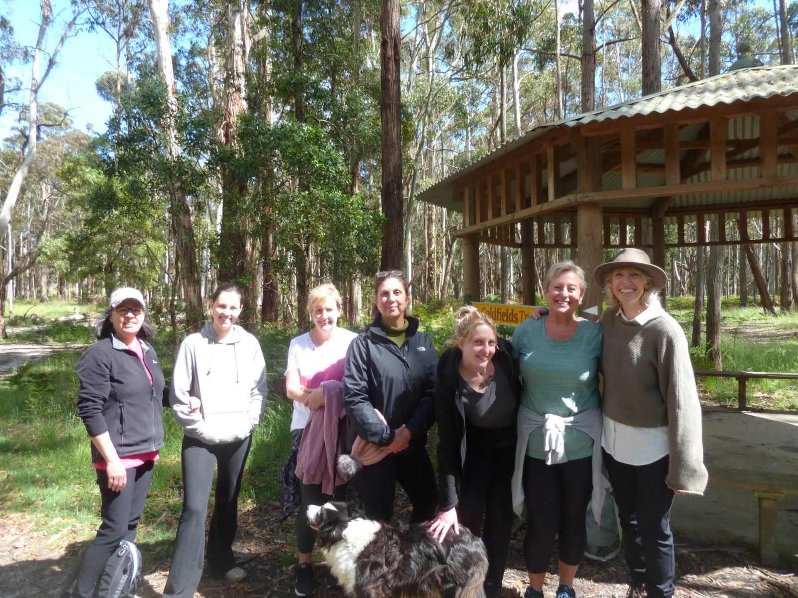 Group photo in Wombat State Forest