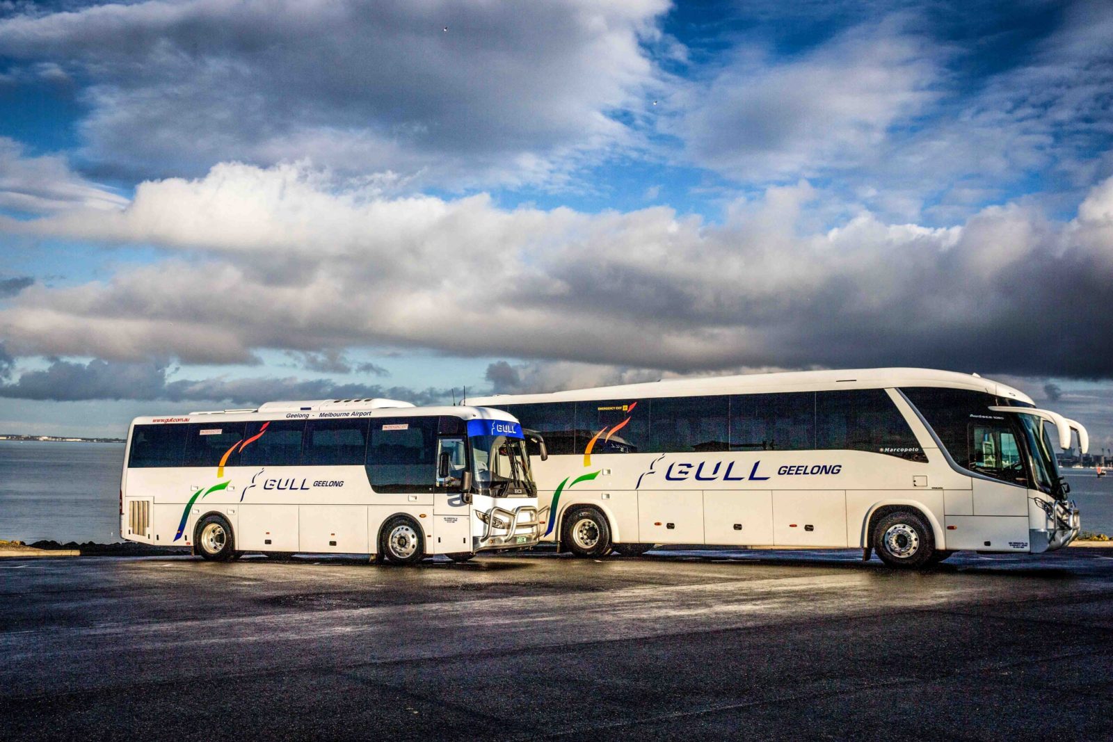 Gull bus airport transfers charter hire