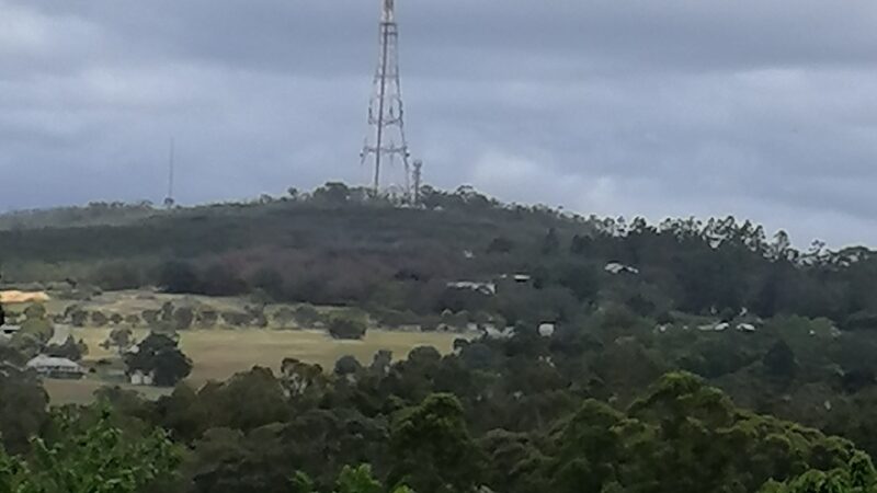 View to Mount Barker Hill. Has a beautiful lookout built there with panoramic views.