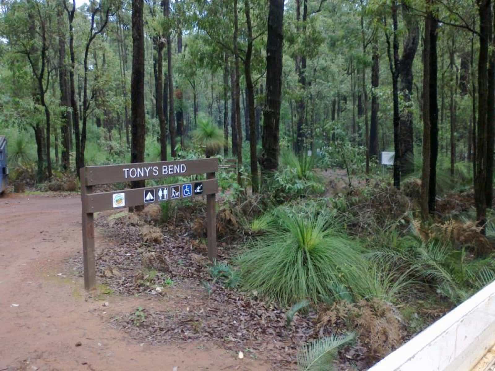 Tonys Bend Campground at Lane Poole Reserve, Western Australia
