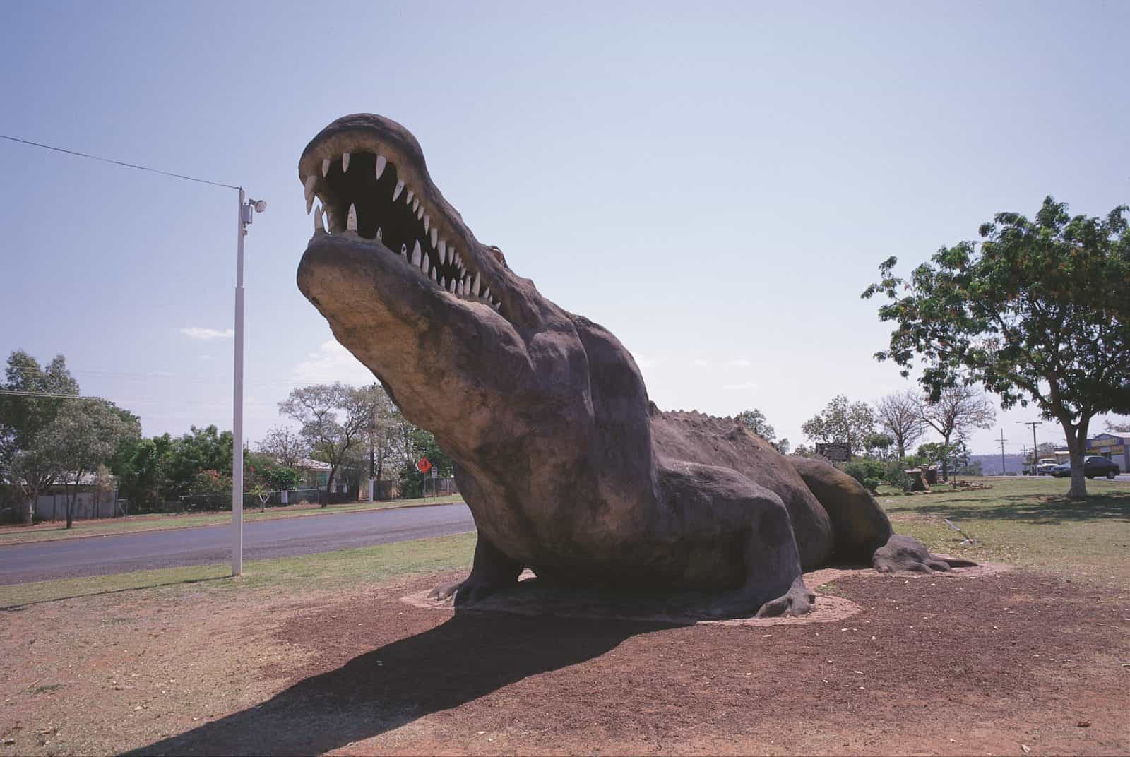 Crocodile Statue, Wyndham, Western Australia