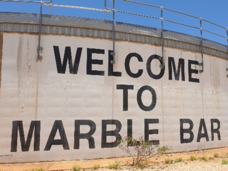 Marble Bar Water Tank Lookout