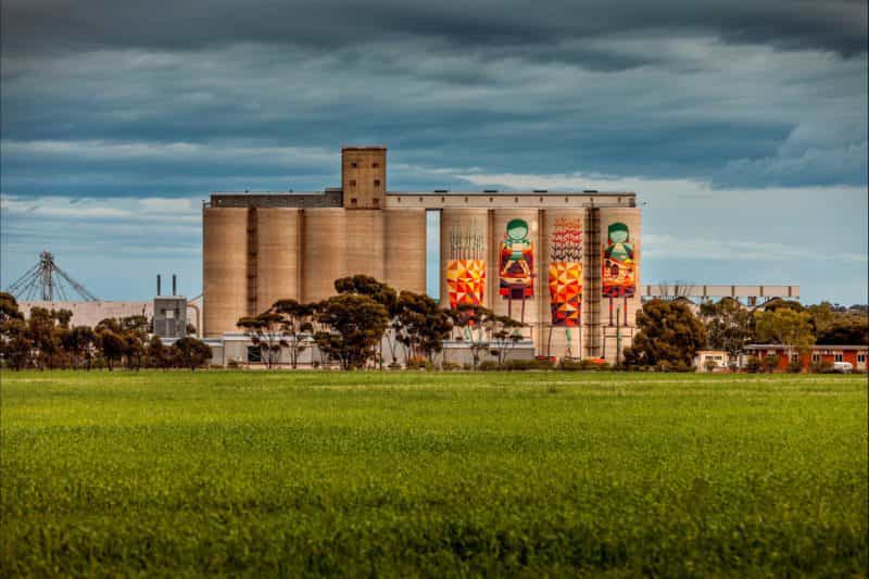 Merredin's Painted Grain Silos, Merredin, Western Australia