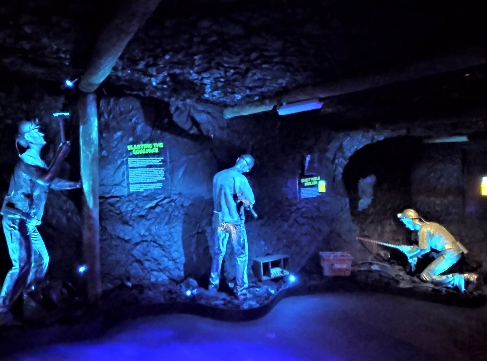 Workers in the Underground Mine