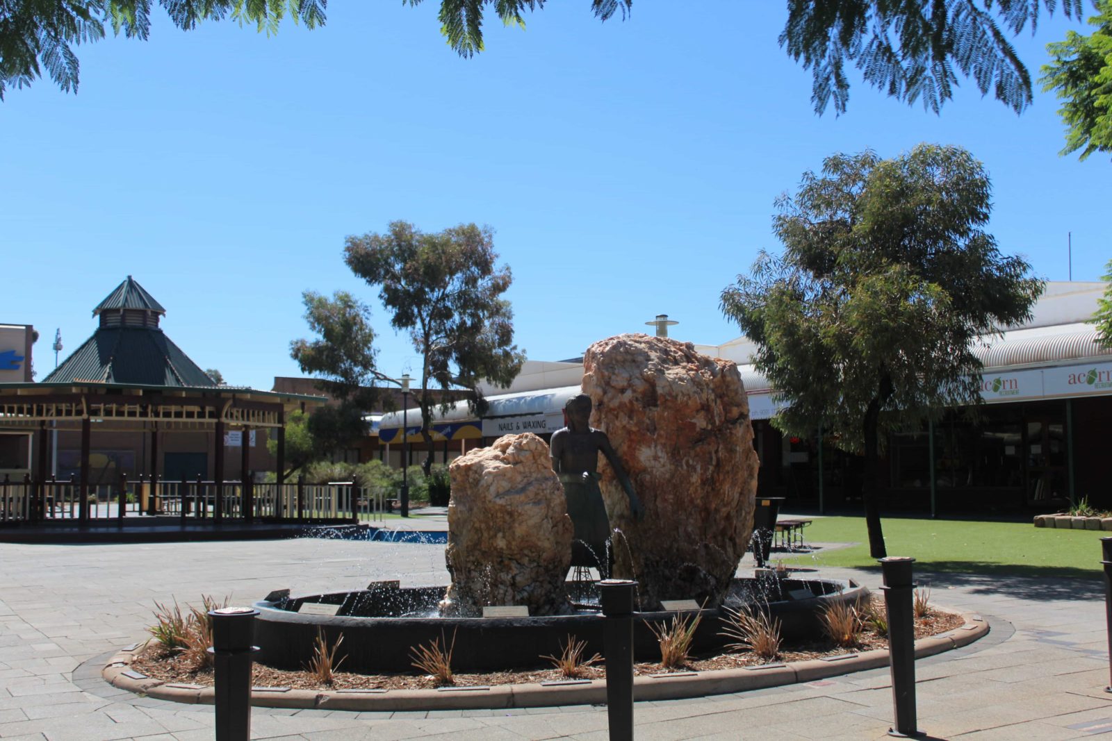 St Barbara Monument and Statue, Kalgoorlie, Western Australia