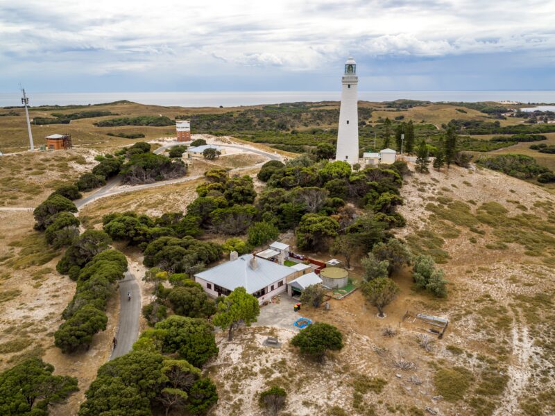 Aerial of Wadjemup Lighthouse