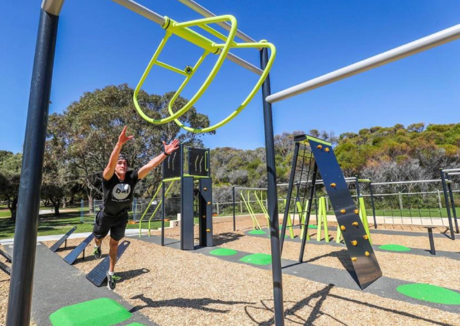 Whitfords Nodes Park - Ninja Warrior Obstacle Course, Hillarys, Western Australia