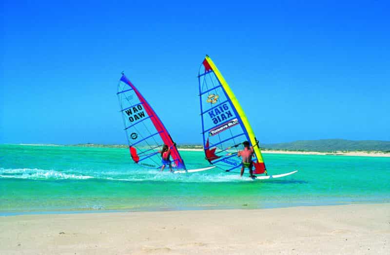 Windsurfing and Surfing, Geraldton, Western Australia