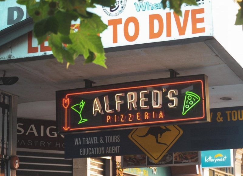 Alfred's Pizzeria, Perth, Western Australia