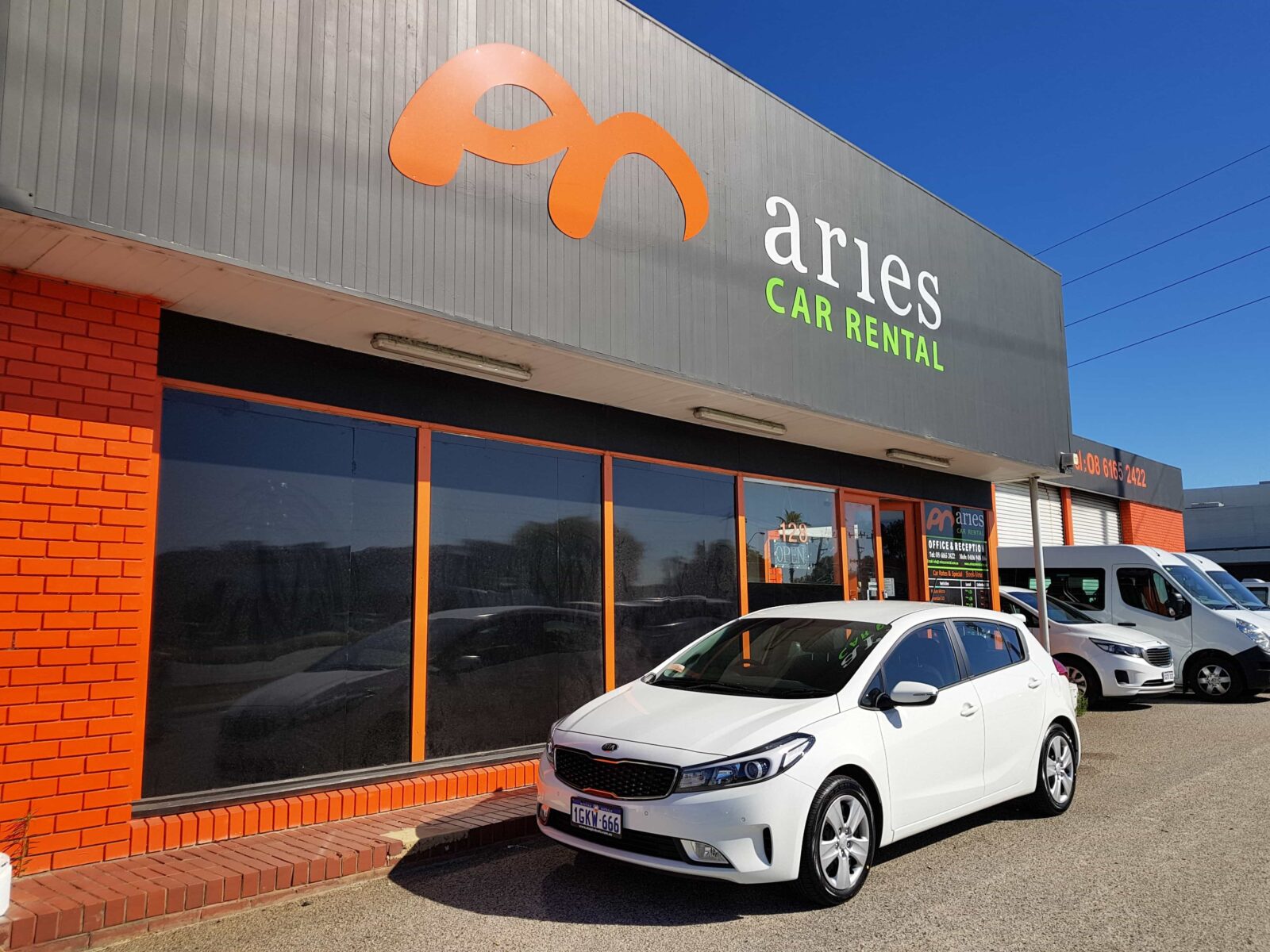 Aries Car Rental, East Perth, Western Australia
