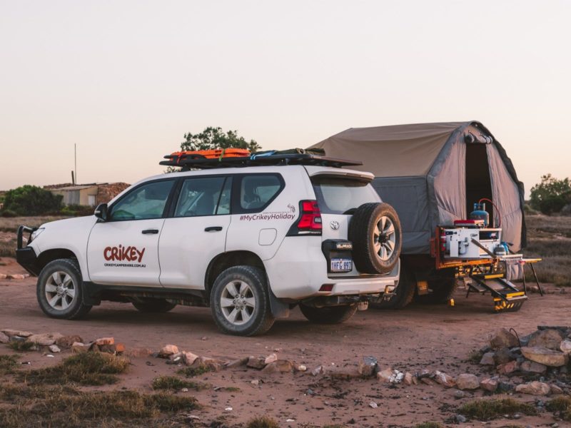 Crikey's 4WD & Off-road Safari Camper Package at Coral Coast
