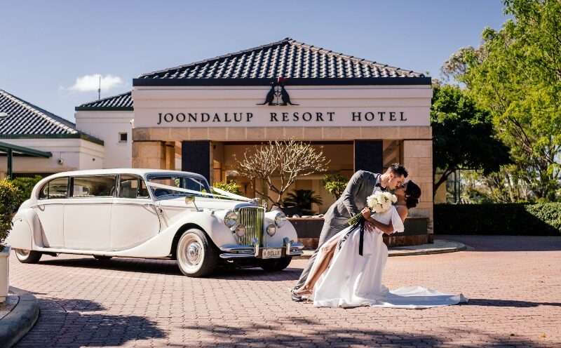 Bride and Groom at Joondalup Resort