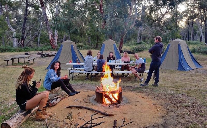 Group camping